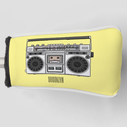 Radioregeling cartoon golfheadcover (Voorkant)