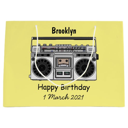 Radioregeling cartoon groot cadeauzakje (Voorkant)