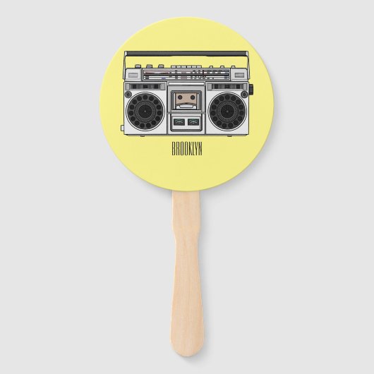 Radioregeling cartoon handwaaier (Voorkant)