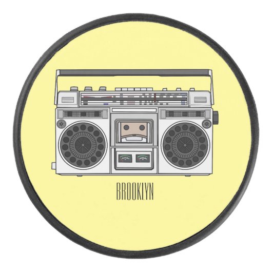 Radioregeling cartoon hockey puck (Voorkant)