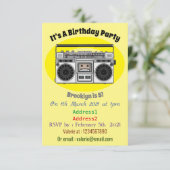 Radioregeling cartoon kaart (Staand voorkant)