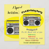 Radioregeling cartoon kaart (Voorkant / Achterkant)