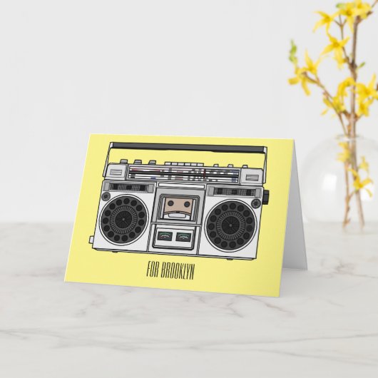 Radioregeling cartoon kaart (Gele Bloem)