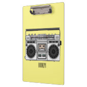 Radioregeling cartoon klembord (Links)