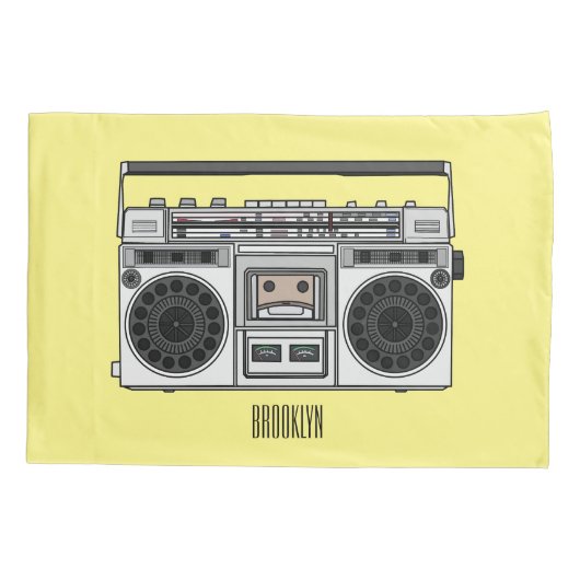 Radioregeling cartoon kussensloop (Achterkant)