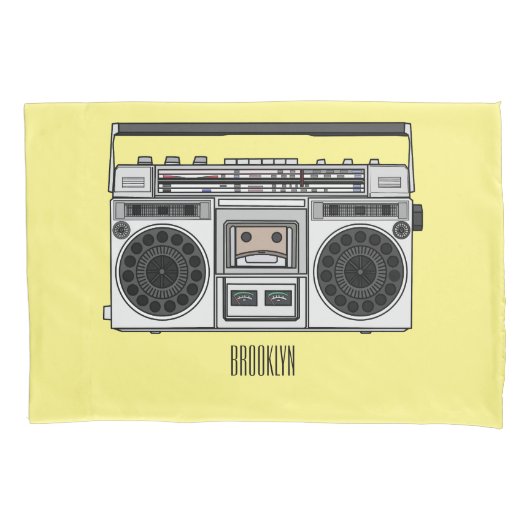 Radioregeling cartoon kussensloop (Voorkant)