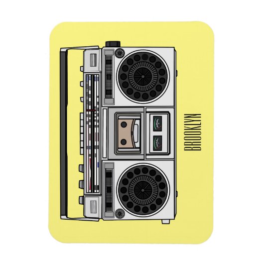 Radioregeling cartoon magneet (Verticaal)