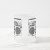 Radioregeling cartoon matglas koffiemok (Center)