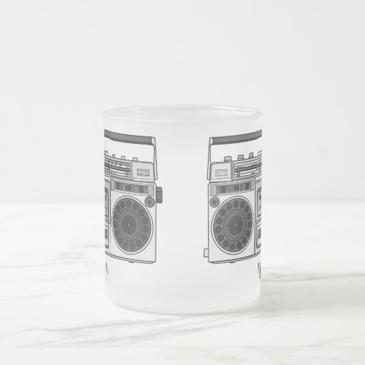 Radioregeling cartoon matglas koffiemok (Center)