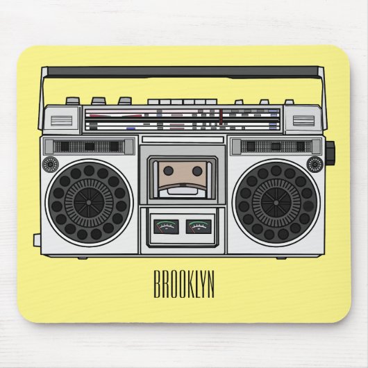 Radioregeling cartoon muismat (Voorkant)