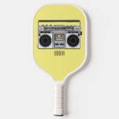 Radioregeling cartoon pickleball paddle (Achterkant)