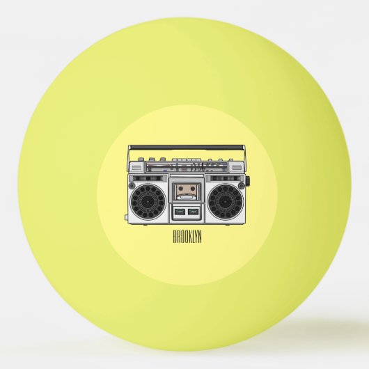 Radioregeling cartoon pingpongbal (Voorkant)