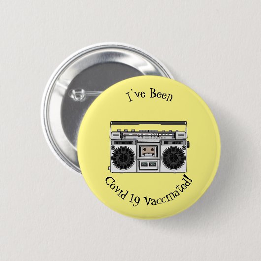 Radioregeling cartoon ronde button 5,7 cm (Voorkant /achterkant)