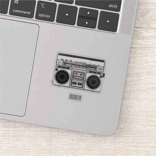 Radioregeling cartoon sticker (Detail)