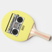 Radioregeling cartoon tafeltennisbatje (Zijkant)
