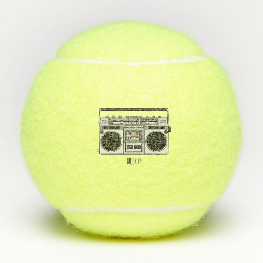Radioregeling cartoon tennisballen (Voorkant)