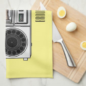 Radioregeling cartoon theedoek (Quarter Fold)