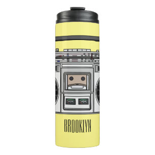 Radioregeling cartoon thermosbeker