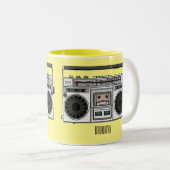 Radioregeling cartoon tweekleurige koffiemok (Voorkant rechts)