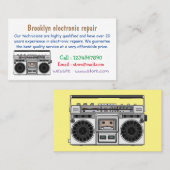 Radioregeling cartoon visitekaartje (Voorkant / Achterkant)