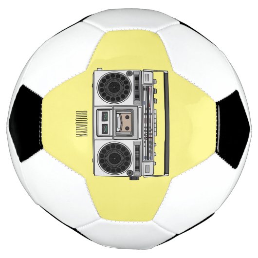 Radioregeling cartoon voetbal (Gedraaid)