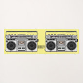 Radioregeling cartoon yogamat (Achterkant (horizontaal))