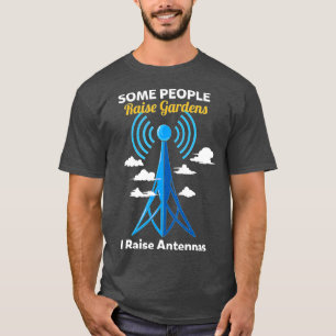 Radioregisters voor uurwerk, radiooperator voor uu t-shirt