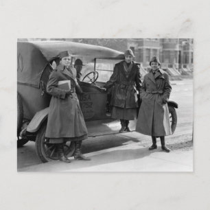 Radiorekorps voor vrouwen: 1919 briefkaart