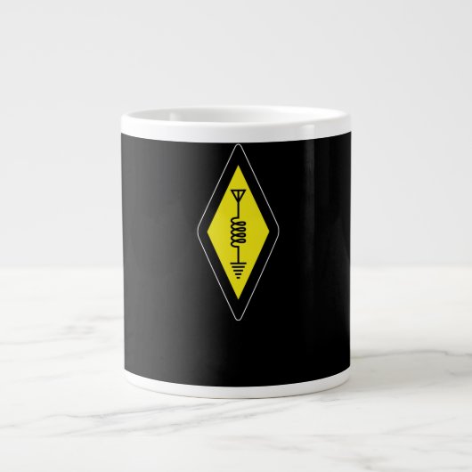 Radioresymbool Ham Grote Koffiekop (Voorkant)