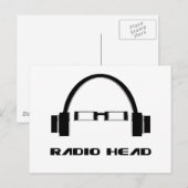 Radioroephoofd Briefkaart (Voorkant / Achterkant)
