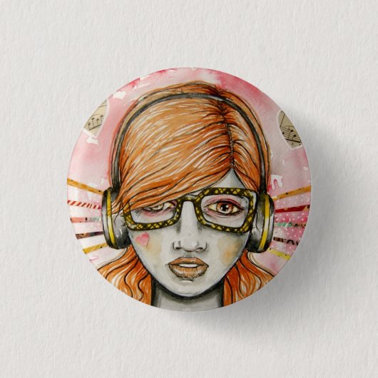 Radioroephoofd Ronde Button 3,2 Cm (Voorkant)
