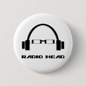 Radioroephoofd Ronde Button 5,7 Cm (Voorkant)