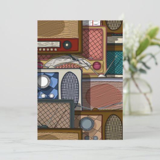  radio's kaart (Staand voorkant)