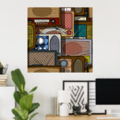  radio's poster (Thuiskantoor)