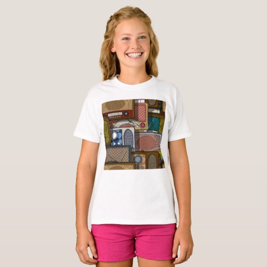  radio's t-shirt (Voorkant volledig)