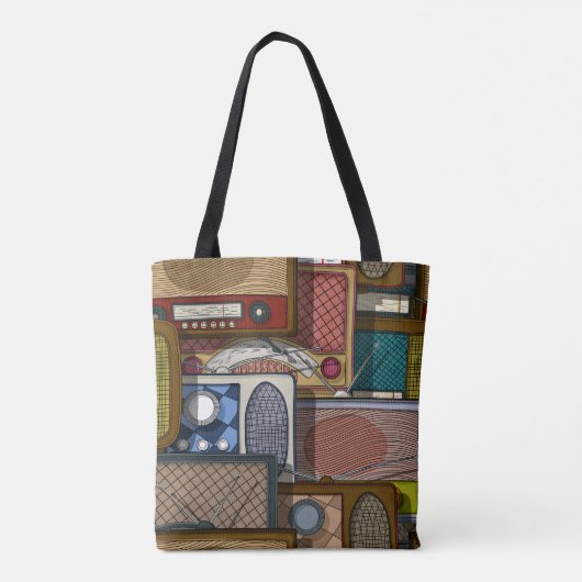  radio's tote bag (Achterkant)