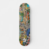 RADIOSTATION SICKS: PEDAL WINKEL ver. Skateboard (Voorkant)