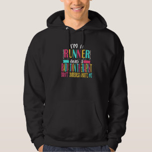 Radiotherapeut Runner Halve Marathon 5k Wedstrijd Hoodie