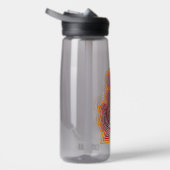 Radiotoren Grafische Rimpels Waterfles (Rechts)