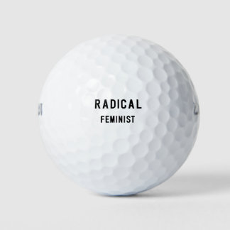 RADISCHE FEMINIST GOLFBALLEN