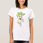 Radish at Handball player with Handball T-shirt (Voorkant)