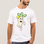 Radish at Handball player with Handball T-shirt (Voorkant)