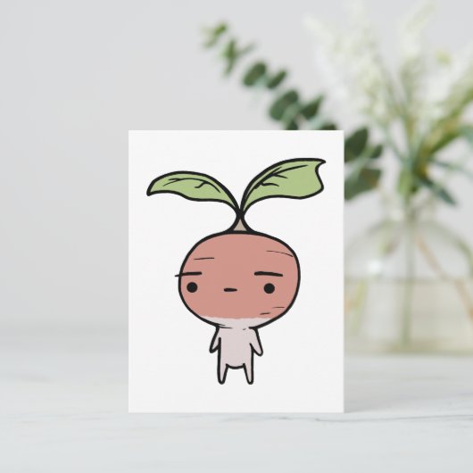 Radish Briefkaart (Staand voorkant)
