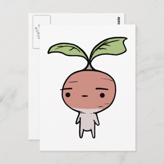 Radish Briefkaart (Voorkant / Achterkant)