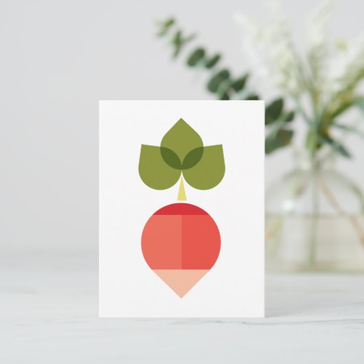 Radish Briefkaart (Staand voorkant)