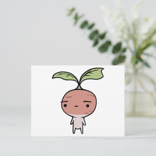 Radish Briefkaart (Staand voorkant)