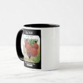 Radish Early Red Turnip Card Seed Co. Mok (Voorkant links)