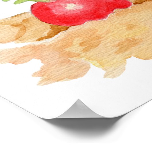 Radish Gnome art print (Hoek)