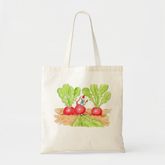 Radish Gnome canvas tas (Voorkant)