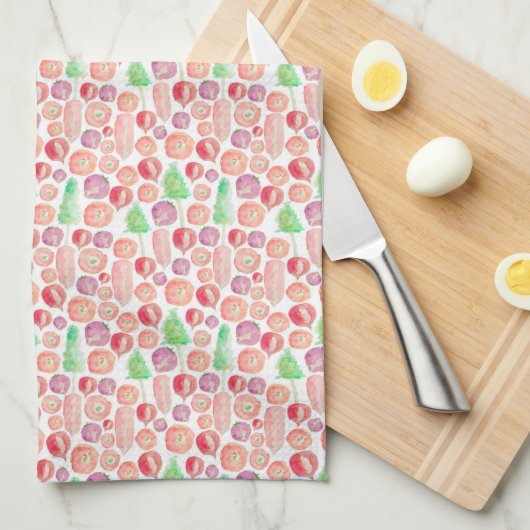 Radish Kitchen Tea Towel Theedoek (Quarter Fold)